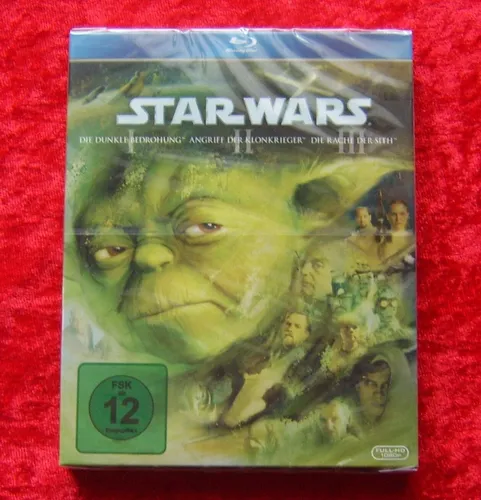 Star Wars Trilogie I II III, 1 2 3, Blu-Ray Box, Neu-OVP