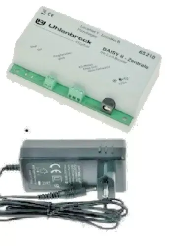 Uhlenbrock 65210 Daisy II Digital Zentrale DCC - Digitale Steuergeräte für Modellbahnen, ermöglicht präzise digitale Steuerung und einfache Integration in bestehende Systeme.