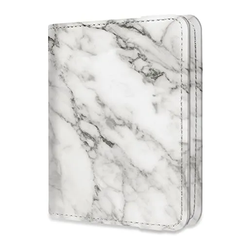 Fintie Fotoalbum für Fujifilm Instax Mini 12/11/9/EVO/40/90/Liplay/Link 2, 104 Taschen 3 Zoll Film Foto-Album für Instax Mini 8/7+/7s/25/Link, Kodak Polaroid Sofortbildkamera Drucker, Marmor Muster