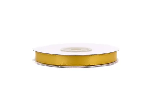 Creativery Satinband, Doppelseitiges Satinband 10mm x 20m Rolle Gold