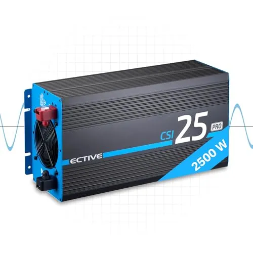ECTIVE Wechselrichter 12V auf 230V CSI PRO 25-2500W von ECTIVE
