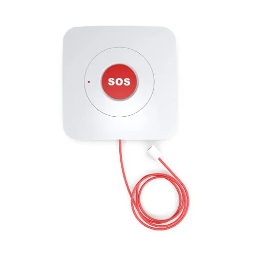 SOS Button mit Wandhalterung - Hausnotruf SOS Panik Knopf für Funk Alarmanlage SP110 / SP210 / Basic - LTE WLAN Alarmsystem