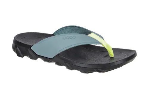 Ecco MX FLIPSIDER Herren Bade-Zehentrenner 31373836343936 Blau 37 EU - Sandalen für Herren, robust und wasserfest, ideal für Abenteuer am Pool oder im Meer. Hergestellt aus hochwertigem Echtleder mit markanter Motocross-Profilsohle für optimalen Halt.