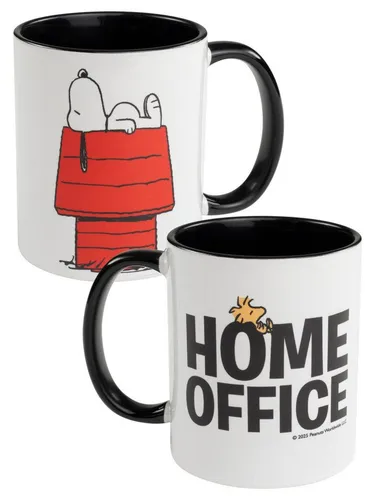 United Labels® Tasse The Peanuts Snoopy Tasse Home Office Kaffeetasse Becher 320 ml, Keramik