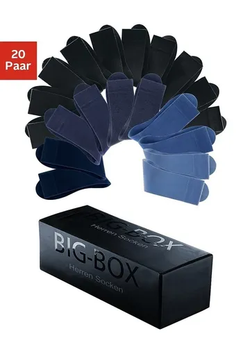 Businesssocken H.I.S Damen, 20er Pack in Blau und Schwarz von HIS