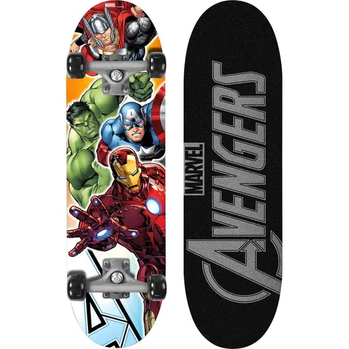 STAMP Skateboard 28x8 AVENGERS - Cruiserboard mit Avengers-Design, ideal für coole Tricks und Fahrspaß, robust und leicht für Kinder und Jugendliche.