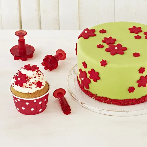 Birkmann Ausstechformen-Set Blume Lilie mit Auswerfer 3tlg. Ausstecher Keksform