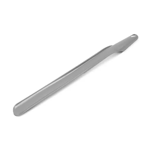 Stabiler Schuhlöffel (Grau / 47cm) Hochwertige Schuhanziehhilfe vers. Größen