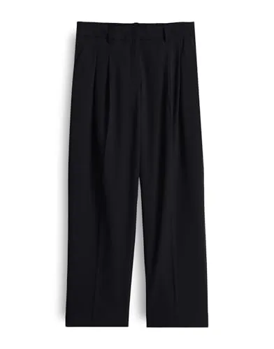 OPUS PANTS Damen City Pants | LESSIEH Relaxed City Pants mit Komfortbund Black, 34