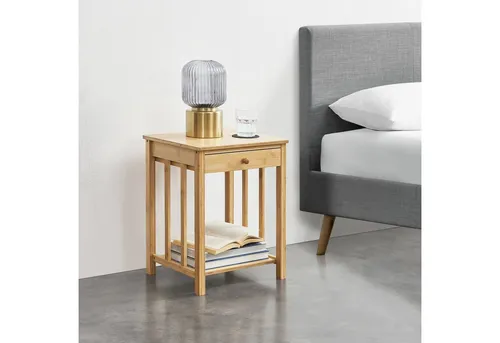 Nachttische Beige von en.casa