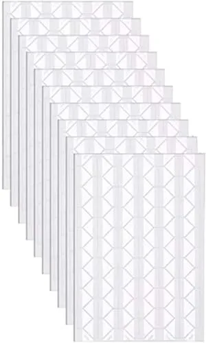 Fotoecken, Selbstklebend Transparente Fotokleber Ecken, Selbstklebende Fotoecken Aufkleber, Perfekt für Fotoalben und Bastelarbeiten 1530