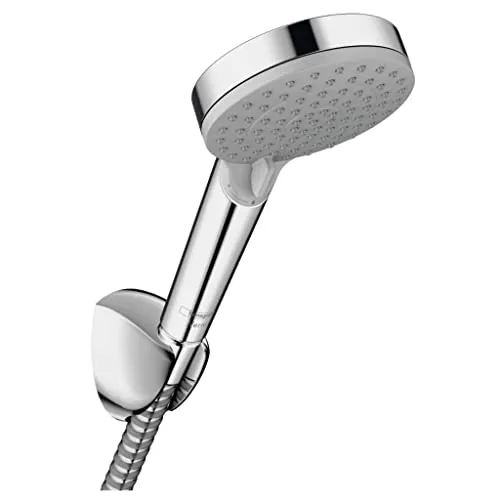 hansgrohe Vernis Blend Brausehalterset Vario mit Duschschlauch 160 cm - Brausegarnituren, Duschkopf mit 2 Strahlarten und 1,60 m langem Duschschlauch für flexibles Duschen und optimalen Komfort