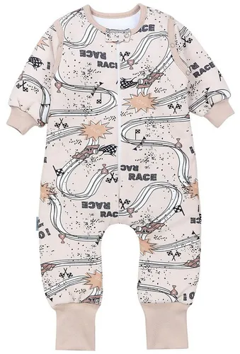 TupTam Babyschlafsack mit Beinen und Ärmeln 2.5 TOG beige-braun 68-74 - Bequemer Babyschlafsack mit Beinen und Ärmeln, aus 100% Baumwolle für angenehmen Schlaf. Ideal für Größe 68-74 und sorgt für Wohlfühlmomente bei Ihrem Baby.