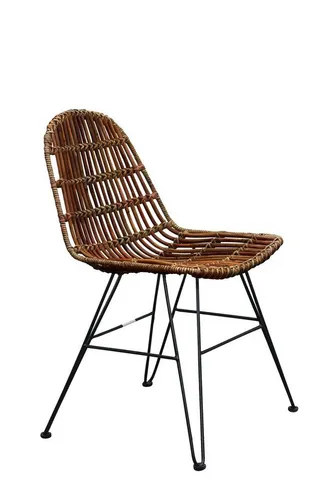 SIT Rattanstuhl in Fischgräten-Optik - Stuhl aus Rattan mit elegantem Fischgräten-Muster, gefertigt aus nachhaltigen Materialien und bereits montiert für sofortigen Einsatz.