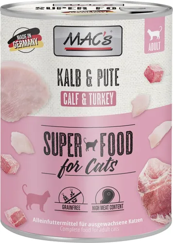 Macs Cat Kalb & Pute 800 g