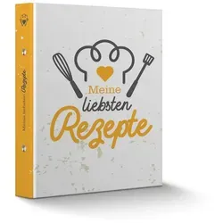 itenga Präsentationsordner itenga Rezeptordner DIN A4 KOCHMÜTZE weiß Ringbuch