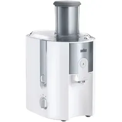 Braun Multiquick J500 White Entsafter - Leistungsstarker 900 W Entsafter in elegantem Weiß, ideal für frische Säfte und gesunde Ernährung.
