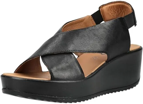 IGI & CO Sandalette Plateausandale schwarz 37 EU - Elegante Plateausandale in Größe 37 EU mit 5,5 cm Absatzhöhe. Aus hochwertigem Leder gefertigt, bietet sie Komfort und Stil für besondere Anlässe.