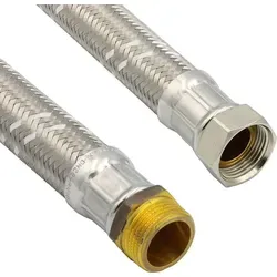 LK Armatur Flexschlauch 500mm – Diffusionsdichter Schlauch - Flexschläuche für Heiz- und Kühlsysteme, hergestellt nach DIN 4726. Der rostfreie Stahl und Butylkautschuk sorgen für hohe Korrosionsbeständigkeit und zuverlässige Leistung.