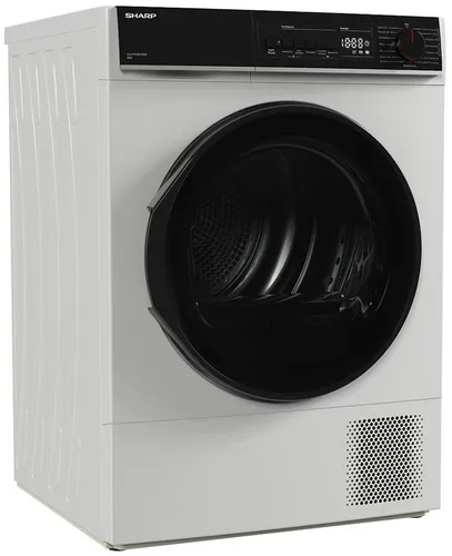 Sharp Wärmepumpentrockner KD-PRO8S7GWC-DE, WiFi, Trommel-Innenbeleuchtung, BubbleDrum, Zwei-Wege-Schleudern