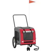 vidaXL Fahrradanhänger für Hunde von vidaXL