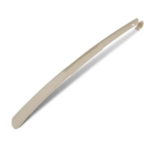 Stabiler Schuhlöffel 2er Pack (Beige / 64cm) Hochwertige Schuhanziehhilfe vers. Größen