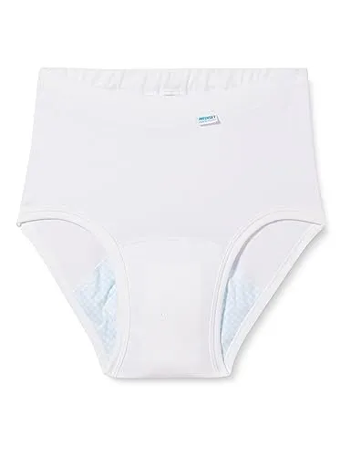 MEDISET Inkontinenz-Slip für Damen, Gr. 42/44 - Inkontinenzeinlagen mit eingearbeiteter, waschbarer Saugeinlage für leichten bis mittleren Bedarf, bequem und diskret in der Anwendung.