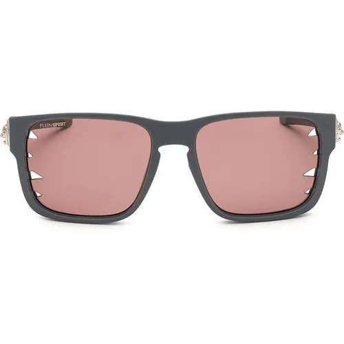 PLEIN SPORT Herren Brille GAZE - Sportbrillen mit ZEISS-Polarlinsen, entspiegelt und kratzfest. Ideal für aktive Tage im Freien, bietet 100% UV-Schutz und einen unverwechselbaren Stil.