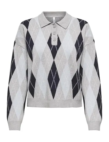 ONLY Pullover in Grau von ONLY