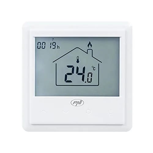 Eingebauter intelligenter Thermostat PNI CT25PW WiFi, Internetsteuerung Fußbodenheizung, Stellantriebe, Pumpen, Boiler, Tuya Smart-Mobilanwendung