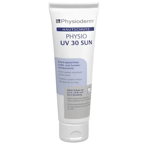 Sonnencreme Physioderm Physio UV 30 Sun 100 ml Hautschutzcreme gegen natürliche und künstliche UV-Strahlen, 14326001