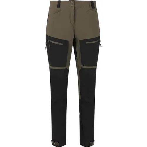 Whistler Kodiak W Outdoor Pants black ink (1071) 40 - Wanderhosen für Damen, perfekt für Wanderungen und den Alltag mit verstellbarem Saum und atmungsaktiver, robuster Materialmischung für höchsten Komfort.