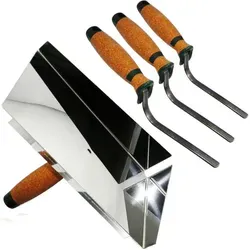 ConToo Fugenspachtel Set mit Edelstahl Fugblech und Kellen