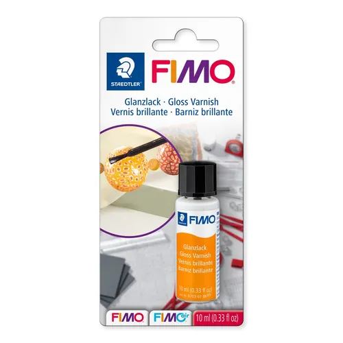 STAEDTLER 8703 01 BK Fimo Zubehör Glanzlack in weiß von Farben-Stifte-Pinsel