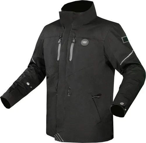 LS2 Rambla Evo Motorrad Textiljacke 4XL - Wasserdichte Motorradjacke mit herausnehmbarem Thermo-Futter und abnehmbarer Kapuze – ideal für jede Wetterlage.