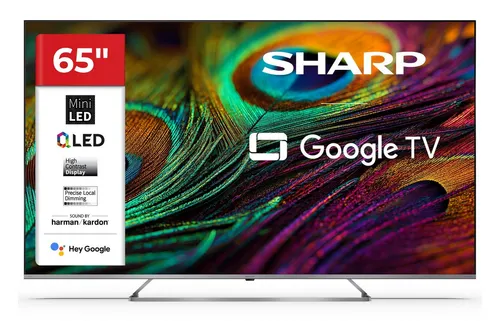 Sharp 65JP7765E QLED-Fernseher 65 Zoll – 4K Ultra HD mit Google TV