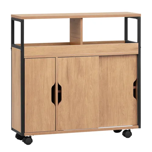EUGAD Badezimmerschrank mit Rollen