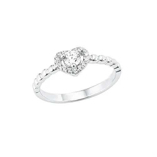 Amor Ring 925 Sterling Silber mit Zirkonia für Damen