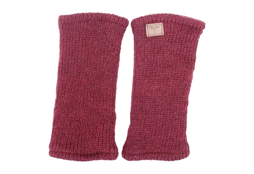 BUDDHA arts&more Armstulpen Pulswärmer Stulpen mit Daumenschlitz Handarbeit aus Nepal Handwärmer