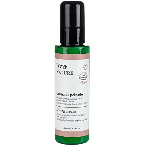 Tahe Nature Leave-in Styling-Creme mit Hitzeschutz für alle Haartypen, 100 ml