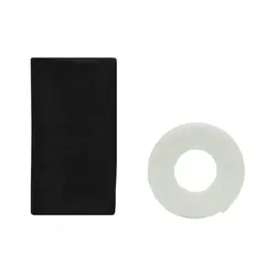 Klettband Fliegengitter 150x180 cm schwarz, Insektenschutz Klebeband