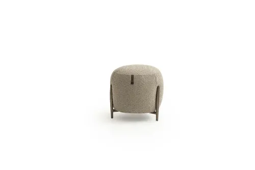 Moderne Polsterhocker für Schlafzimmer – Beige Sitzhocker - Stylischer Polsterhocker in Beige für 1 Person, ideal für das Schlafzimmer. Mit robustem Holzgestell und komfortablem Stoffbezug. Perfekt für moderne Einrichtung und vielseitige Nutzung.