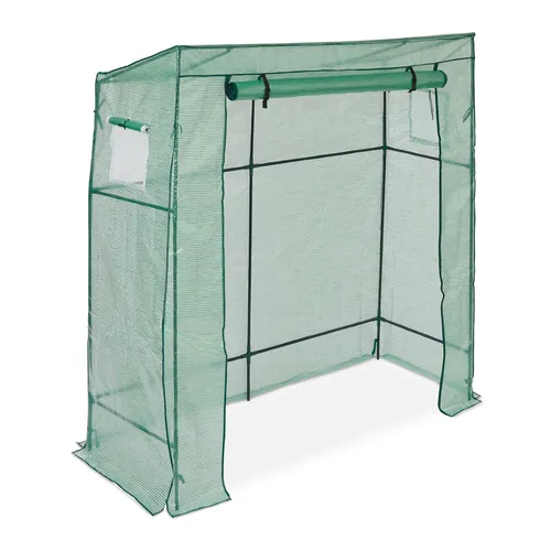 Tomatengewächshaus - Foliengewächshaus für Gartenliebhaber - Garten-Zubehör: Robustes Tomatenhaus aus Polyethylen, einfach zu montieren und ideal für eine erfolgreiche Pflanzenanzucht.