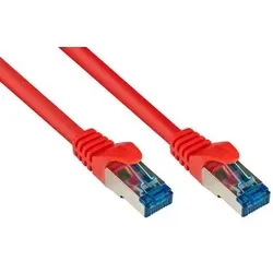 RNS® Patchkabel Cat. 6A mit Rastnasenschutz, 30m, rot - Hochwertiges S/FTP Netzwerkkabel mit Rastnasenschutz, ideal für stabile 10 Gigabit-Verbindungen. Halogenfrei und flammwidrig, perfekt für sichere Installationen.