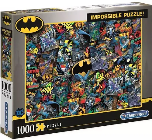 Puzzle 1000 elementów. Impossible. Batman Clementoni 8005125395750