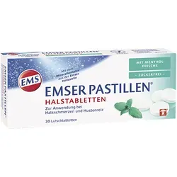 Emser Pastillen zuckerfreie Halstabletten mit Mentholfrische 30 St