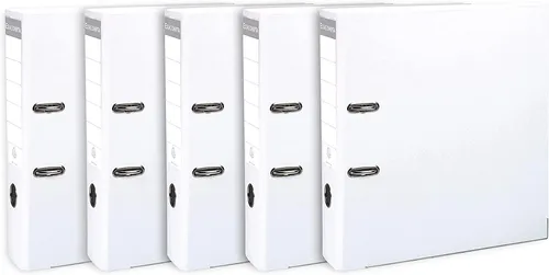 EXACOMPTA PP-Ordner Premium A4 80 mm weiß 5er Pack