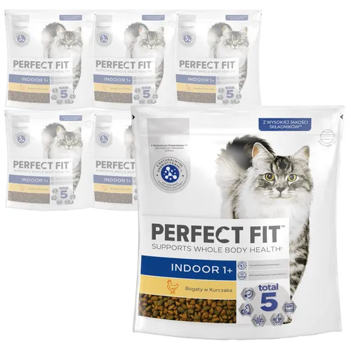 Perfect Fit Indoor Katzenfutter mit Huhn 6x750g