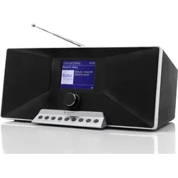 soundmaster IR3500SW Internetradio - Schwarz/Silber - Radios: Internetradio mit WLAN, Bluetooth und USB, steuerbar über die UNDOK APP für einfache Bedienung vom Smartphone oder Tablet.