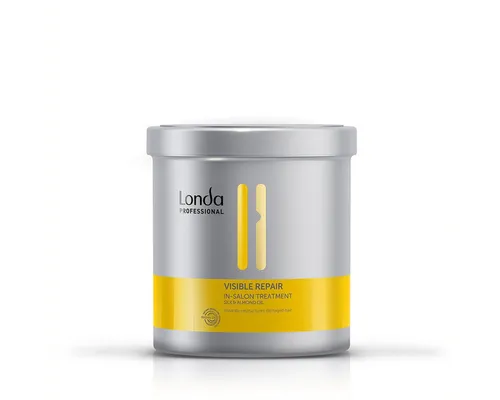 Londa Professional Visible Repair In-Salon Treatment 750 ml - Intensive Pflege für geschädigtes Haar. Die salonexklusive Maske mit Panthenol und Seidenextrakt sorgt für sofortige Regeneration, Geschmeidigkeit und Glanz. Ideal für trockenes und strapaziertes Haar.